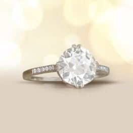 Antique Art Deco 2.08ct Diamond Ring - Rouen Ring 14259 Artistic