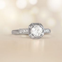 Antique Art Deco Era The Derby Ring Artistic Picture 14521