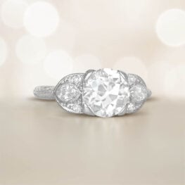 An Antique Art Deco Era Engagement Ring Amalfi Ring 14761