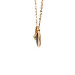 18 Karat Rose Gold Cartier Amulette De Cartier Necklace Side View