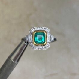 Astana Ring handcrafted in platinum