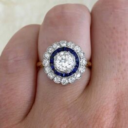 Macon Ring featuring an old European cut diamond