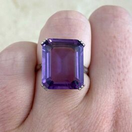 Art Deco Era Galena Ring