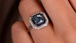Milgrain on a Engagement Ring
